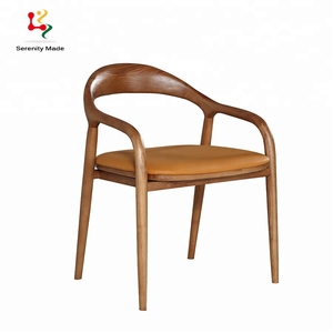 Nhà Hàng Cafe Ghế Ăn Bằng Gỗ Với Ghế Da PU - Product Image 1