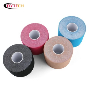 Bande de kinésiologie respirante et imperméable sur mesure 5cm*5m pour la protection musculaire et les sports athlétiques, réduit la douleur, 95% coton + 5% élasthanne - Product Image 4