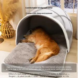 Umweltfreundliches Oxford-Hundebett im Winterzelt-Stil für Golden Retriever und <span class=keywords><strong>Labrador</strong></span> - Product Image 4