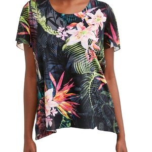 คอกลมผู้ผลิตผู้หญิงที่กำหนดเอง Unisex ธรรมดา100% ผ้าฝ้ายผู้หญิงเสื้อยืดธรรมดา - Product Image 1