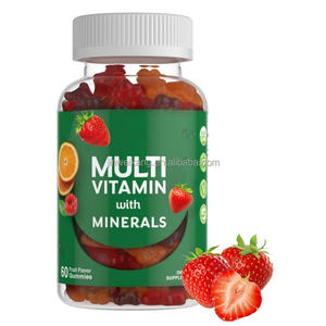 Complément alimentaire en gommes multivitaminées naturelles à marque privée OEM/ODM, halal, végétalien, pour adolescents et adultes - Product Image 1