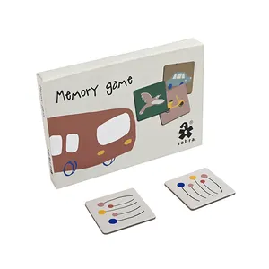 Professional Custom Printed Toddler Memory Flash Card Matching Card Game