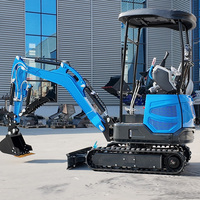 Livraison Gratuite Mini-Excavatrice sur Chenilles de 1,8 Tonne avec Moteur Kubota CE EPA Euro 5, Zéro Balancement Arrière, Châssis Hydraulique Extensible