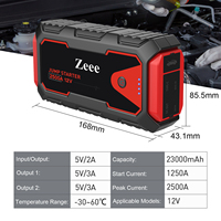 Zeee 12V Jump Starter Mobil 23000mAh Power Bank Alat Booster Starter Kendaraan Alat Darurat 2500A Mesin Bensin Diesel