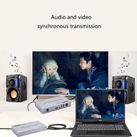 USB HDMI H.264 200M KVM IP Extender atas RJ45 Lan jaringan Ethernet Cat5e Cat6 kabel
