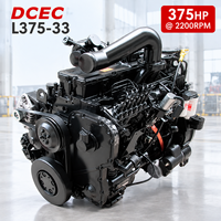 محركات ديزل SCDC Cumins DCEC L375-33 بقوة 375 حصان وسرعة 2200 دورة في الدقيقة، مبردة بالماء، سعة 8.9 لتر، 6 أسطوانات، مع شاحن توربيني للشاحنات والسيارات