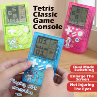 Console de jeu de poche carrée rétro, jouet électronique interactif pour enfants, jeu de puzzle portable, très vendue