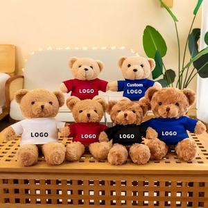 Osos de Peluche Personalizados al por Mayor, Regalos de Fábrica Baratos, Muñecos de Peluche con Camisetas Personalizadas con Logotipo, Osos de Peluche de 30 cm - Product Image 3
