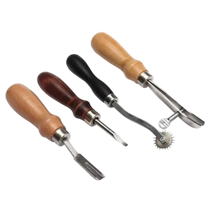 <span class=keywords><strong>Kit</strong></span> d'outils artisanaux en <span class=keywords><strong>cuir</strong></span> 18 pièces pour couture et travaux manuels - Product Image 6