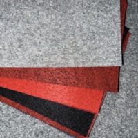 Rouleau de tapis en feutre non tissé uni de couleur unie en polyester pour l'extérieur