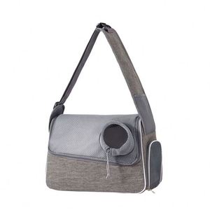 Sac de transport pour animaux de compagnie à bandoulière, très populaire, pour chats et chiens de petite taille, avec ouverture pour la tête - Product Image 1