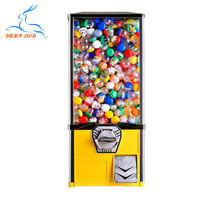 Distributeur automatique de capsules colorées DEER avec accepteur de pièces, capacité de 200 à 300, certifié CE, corps en métal et fenêtre en PC, garantie 1 an