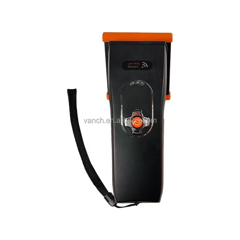 Vanch pembaca RFID genggam Bluetooth UHF, pembaca VH-75 portabel jarak 4 meter genggam uhf rfid