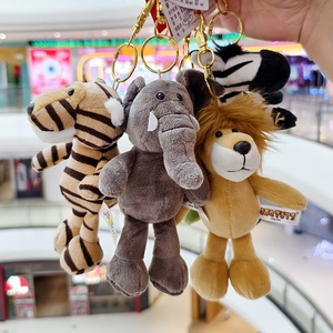 Prodotto di Tendenza: Giocattoli di Peluche all'Ingrosso, Simpatici Leoni, Orsi e Lupi, Diverse Figure da 14cm, Portachiavi in Peluche - Product Image 2