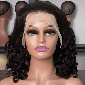 Perruque Lace 13x4 à Raie Centrale en Cheveux Humains, Ondulations Fashion, Boucles Egg Roll et Spring Curly, 16 Pouces, Tendance et Bestseller - Product Image 2