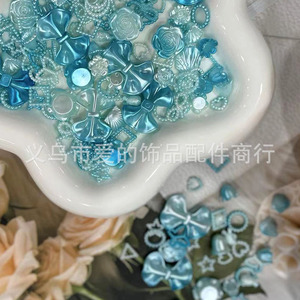 Aomiao's Mystery Floral Resin Applique <b>Beads</b> Mixed Rose Bow Diy Craft Supplies 250g Yiwu Origin Handmade Pearl Finish - Product Image 3