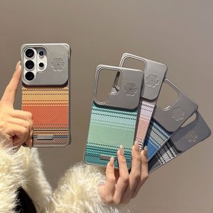 เคสโทรศัพท์มือถือแม่เหล็กเนื้อคาร์บอนไฟเบอร์ไร้ขอบคุณภาพสูงสำหรับ Samsung S26 S25 S24 ultra ป้องกันแรงกระแทก - Product Image 1