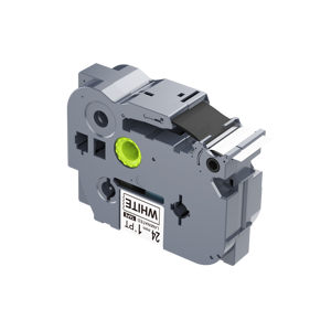 Ruban/étiquette <span class=keywords><strong>d</strong></span>'impression noir sur blanc 24 mm TZe-251 TZe251 compatible avec les imprimantes <span class=keywords><strong>Brother</strong></span> P-touch Maker – Vente <span class=keywords><strong>en</strong></span> <span class=keywords><strong>gros</strong></span> - Product Image 1