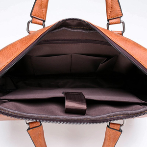 <span class=keywords><strong>Sac</strong></span> Messager pour Hommes en PU Haut de Gamme, Grande Capacité, Imperméable, avec <span class=keywords><strong>Compartiment</strong></span> <span class=keywords><strong>Ordinateur</strong></span> pour Usage Professionnel Décontracté - Product Image 4