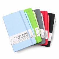 Cuaderno de Cuero PU Personalizado en Oferta, con Portaplumas, Hecho a Mano, Tamaño A5, Agenda Personalizada