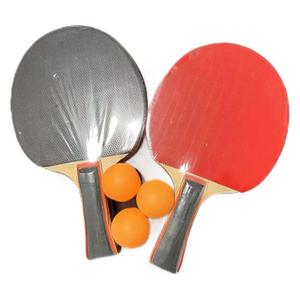 <span class=keywords><strong>Raquette</strong></span> de tennis de table professionnelle pour débutants à mains croisées pour étudiants Double face en caoutchouc inversé Deux raquettes et un ensemble de balles - Product Image 3