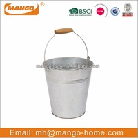 Seau à glace en métal personnalisé, seau en fer galvanisé pour bière