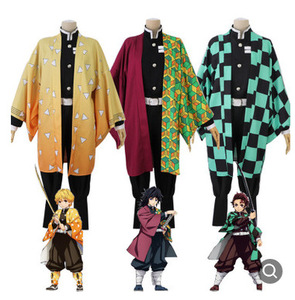 Costume de <span class=keywords><strong>cosplay</strong></span> Demon Slayer Tanjiro Nezuko Zenitsu <span class=keywords><strong>Rengoku</strong></span>, uniforme d'anime - Product Image 4