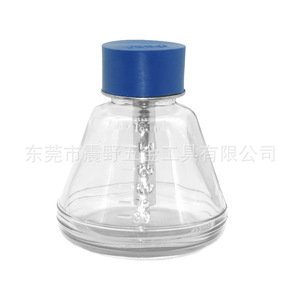 Botella de vidrio para alcohol de 180 ml, transfronteriza, con plataforma de alta impermeabilidad, botella de líquido con pulsador de lavado, botella de licor blanca - Product Image 4