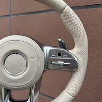 Volant sport en cuir beige de qualité supérieure pour Mercedes Benz Classe C B E S G V177 W247 W206 W213 W214 W222 W223 W205 AMG