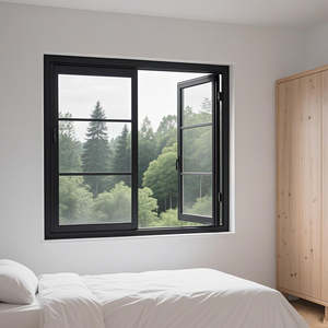 Ventana de Apertura Interior Doble HS98 con <span class=keywords><strong>Malla</strong></span> de Protección Invisible Integrada - Product Image 2