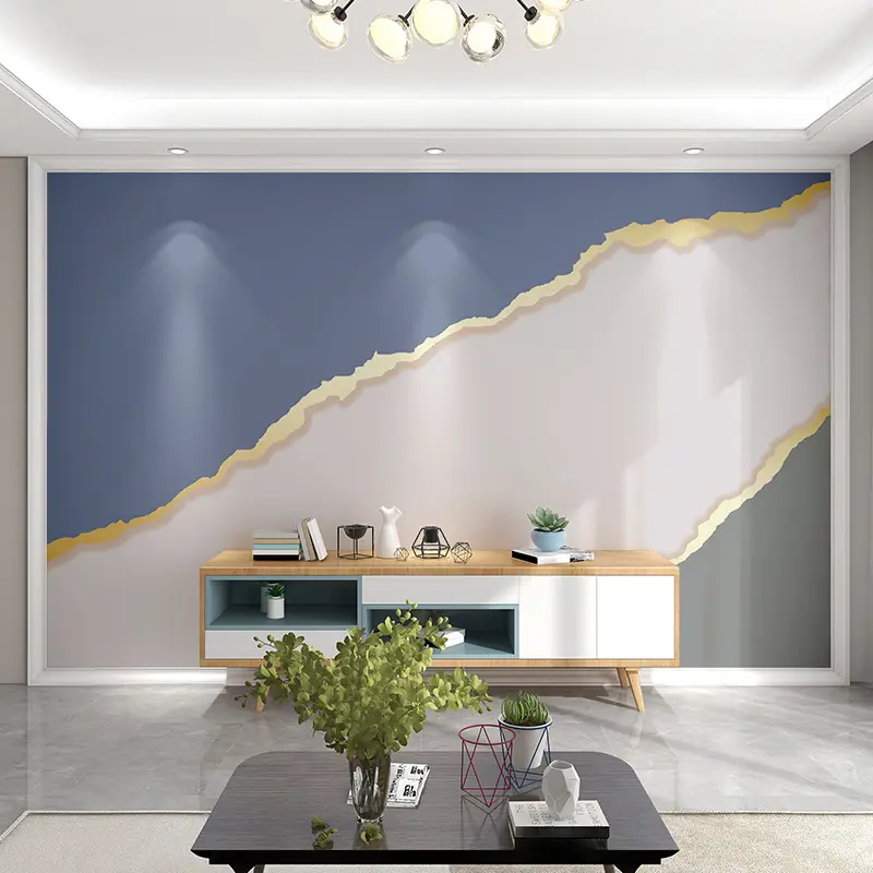 خلفيات ثلاثية الأبعاد حديثة بألوان متباينة وتصميم بسيط خلفيات جدارية لتزيين غرف المعيشة وغرف النوم
