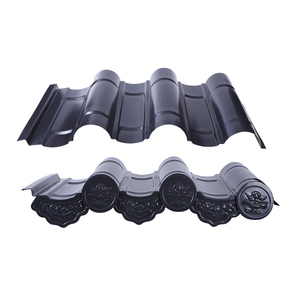 Hojas de techo de aluminio a prueba de herrumbre Tejas de metal de templo japonés Materiales de construcción para <span class=keywords><strong>cubierta</strong></span> de techo - Product Image 3