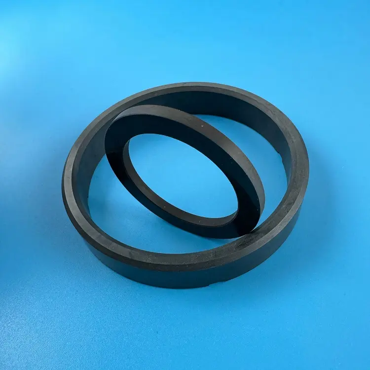 Anillos de sello de anillo de cerámica Sic de carburo de silicio personalizados de alta calidad personalizados de fábrica