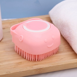 Soft Silicone <b>Bath</b> Cleaning Brush for <b>Dogs</b> Kids and Babies Gentle Exfoliating Product for Grooming in Bathroom - Product Image 5