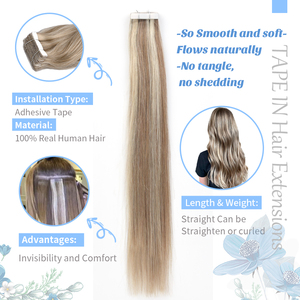 K. swigs vô hình thẳng liền mạch phần mở rộng tóc băng Remy phần mở rộng tóc mượt phần mở rộng tóc băng thực sự con người hairhair - Product Image 2