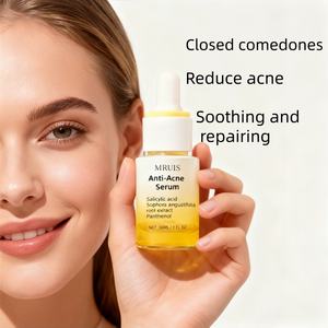 Sérum facial anti-acné à l'<span class=keywords><strong>acide</strong></span> <span class=keywords><strong>salicylique</strong></span> et aux extraits d'herbes |   Sérum apaisant pour le contrôle du sébum et le débouchage des pores, réduisant l'acné - Product Image 5