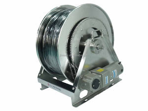 Enrouleur de tuyau d'eau électrique en acier inoxydable 2 pouces 4000psi pour le nettoyage des vitres - Product Image 2