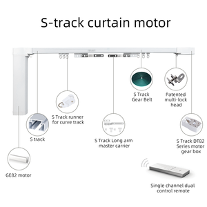 <span class=keywords><strong>Moteur</strong></span> intelligent électrique moderne en métal GE82TV/TN à bon <span class=keywords><strong>prix</strong></span> pour rideaux d'intérieur, idéal pour les bureaux - Product Image 4