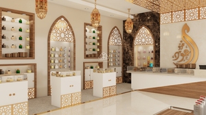 Modernes Design Luxus Parfüm <span class=keywords><strong>Store</strong></span> Display Regal Dekoration Parfüm Shop Möbel Parfüm <span class=keywords><strong>Store</strong></span> Design - Product Image 2