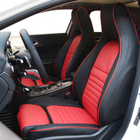 Housse de Siège Auto Sportive Personnalisée pour Mercedes BMW Audi Lexus, Cuir Véritable PU Imperméable de Haute Qualité et Résistant à l'Usure