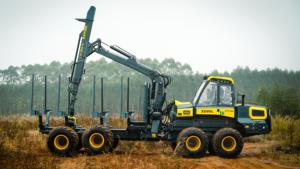 XUVOL Skidder Log Forwarding Loading Unloading XVY18C Forester Forwarder avec flèche télescopique hydraulique et grappin rotatif pour bois - Product Image 3
