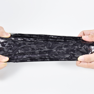 TPU cao linh hoạt bóng đen giả mạo sợi carbon xe vinyl bọc phim Sticker không khí phát hành miễn phí tự dính xe Gói phim - Product Image 4