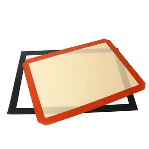 Alibaba Best sellers 40% Thicker Custom Kitchen Bakeware Nonstick Silicone Baking Mat For Cookie Sheets