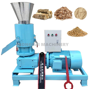 Machine à granulés de bois de petite taille pour olivier, 100-150 kg/h, machine à granulés de sciure de bois, machine à granulés de bois à matrice plate, machine de production de granulés de bois - Product Image 3