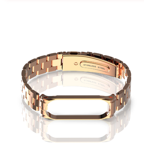 Nueva <span class=keywords><strong>Serie</strong></span> 43027 de 6 colores de acero inoxidable sólido <span class=keywords><strong>mi</strong></span> banda <span class=keywords><strong>4</strong></span> reloj correa de metal para xiao <span class=keywords><strong>mi</strong></span> - Product Image 2