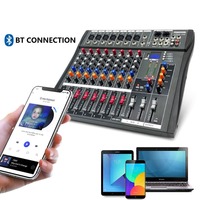 Console de mixage audio professionnelle CT60S, 6 canaux, USB, DJ, avec alimentation fantôme 48V
