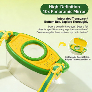 Kit de capture d'insectes pour enfants, <span class=keywords><strong>filet</strong></span> à papillons en plastique et pinces pour les explorateurs et les collectionneurs d'insectes en plein air, excellente idée de cadeau - Product Image 3