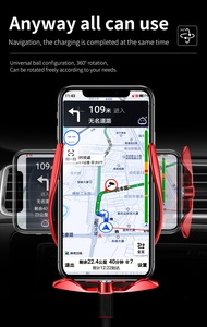 Chargeur sans fil <span class=keywords><strong>2</strong></span> en 1 pour voiture Support magnétique puissant pour téléphone 360 pour voiture - Product Image 5