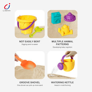 Chengji ชุดของเล่นตัวต่อ<span class=keywords><strong>ปราสาท</strong></span><span class=keywords><strong>ทราย</strong></span>ฉลามเดินทางเพื่อการศึกษาปฏิสัมพันธ์การ์ตูนของเล่นชายหาดสำหรับเด็กวัยหัดเดินชายหาด - Product Image 2