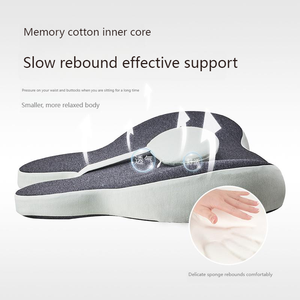 Almohada de Espuma Viscoelástica JIYIMEI, Cojín de Soporte Lumbar y para la Espalda, para Silla de Oficina, Auto, Sofá, Avión, Asiento de Oficina - Product Image 3
